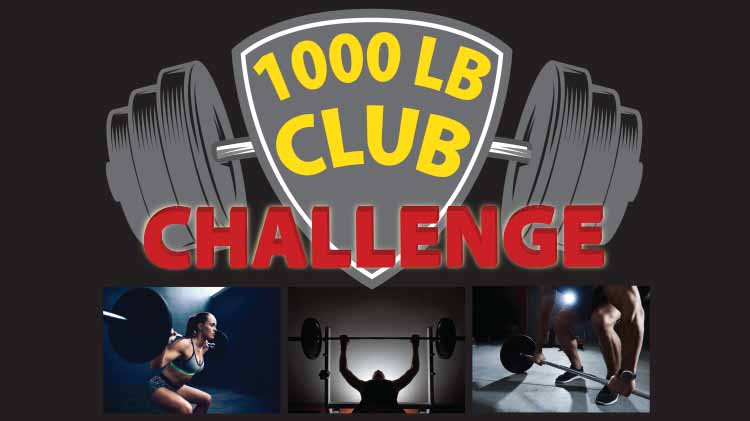 View Event :: 1000 LB Club Challenge :: Redstone Arsenal :: US Army MWR